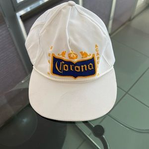 vintage Corona beer white foam mesh trucker hat.